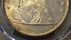 1859 O SEATED LIBERTY  DOLLAR PCGS MS 61 BRIGHT WHITE FULLY STRUCK Honest Photos