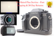 LCD Working [Near MINT] Contax RTS III Black 35mm SLR Film Camera Body JAPAN