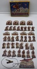 PARATROOPS IN ACTION WWII ALL FAIR GAME CARDBOARD STAND-UP SET IN BOX 1945