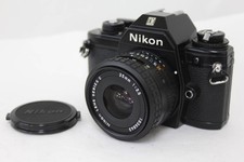 Return Guarantee Nikon EM Black Series E 35mm F2.5 Body Lens Set M5266 FromJapan