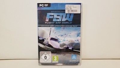 FSW Flight Sim World PC Spiel DVD inkl. Epic Approaches Mission Pack