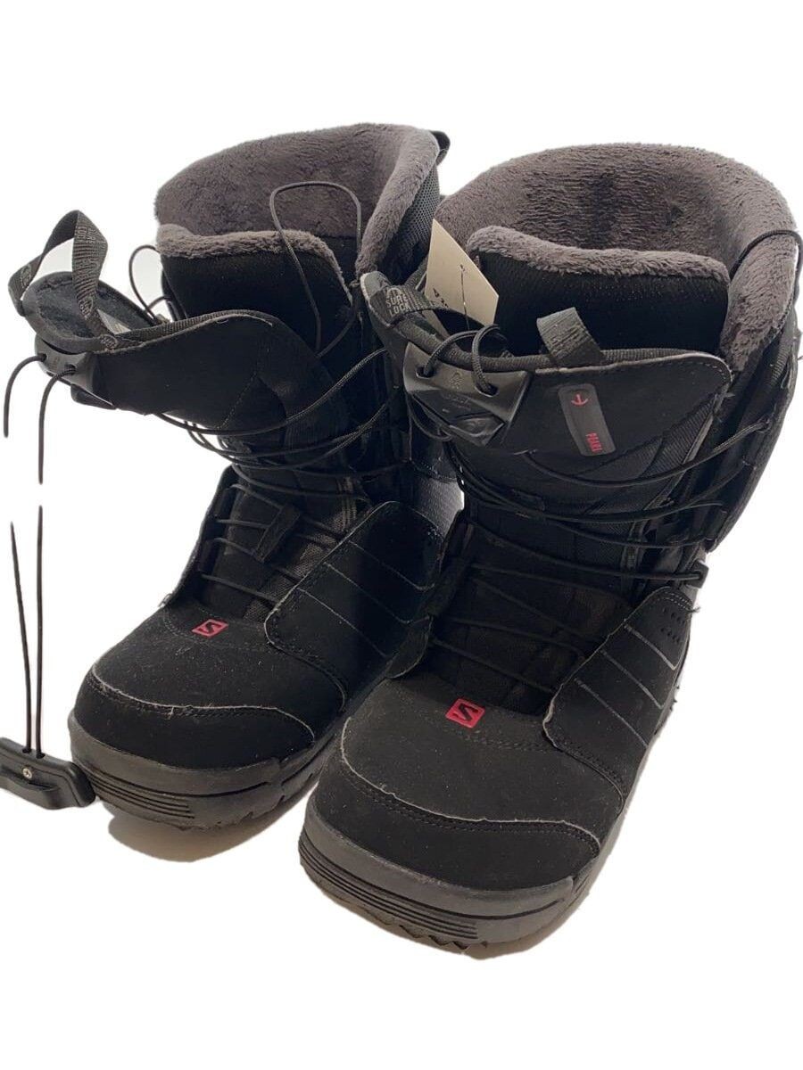 Stivali da snowboard Salomon PERLA 402151 22 5 cm corsa rapida neri usati