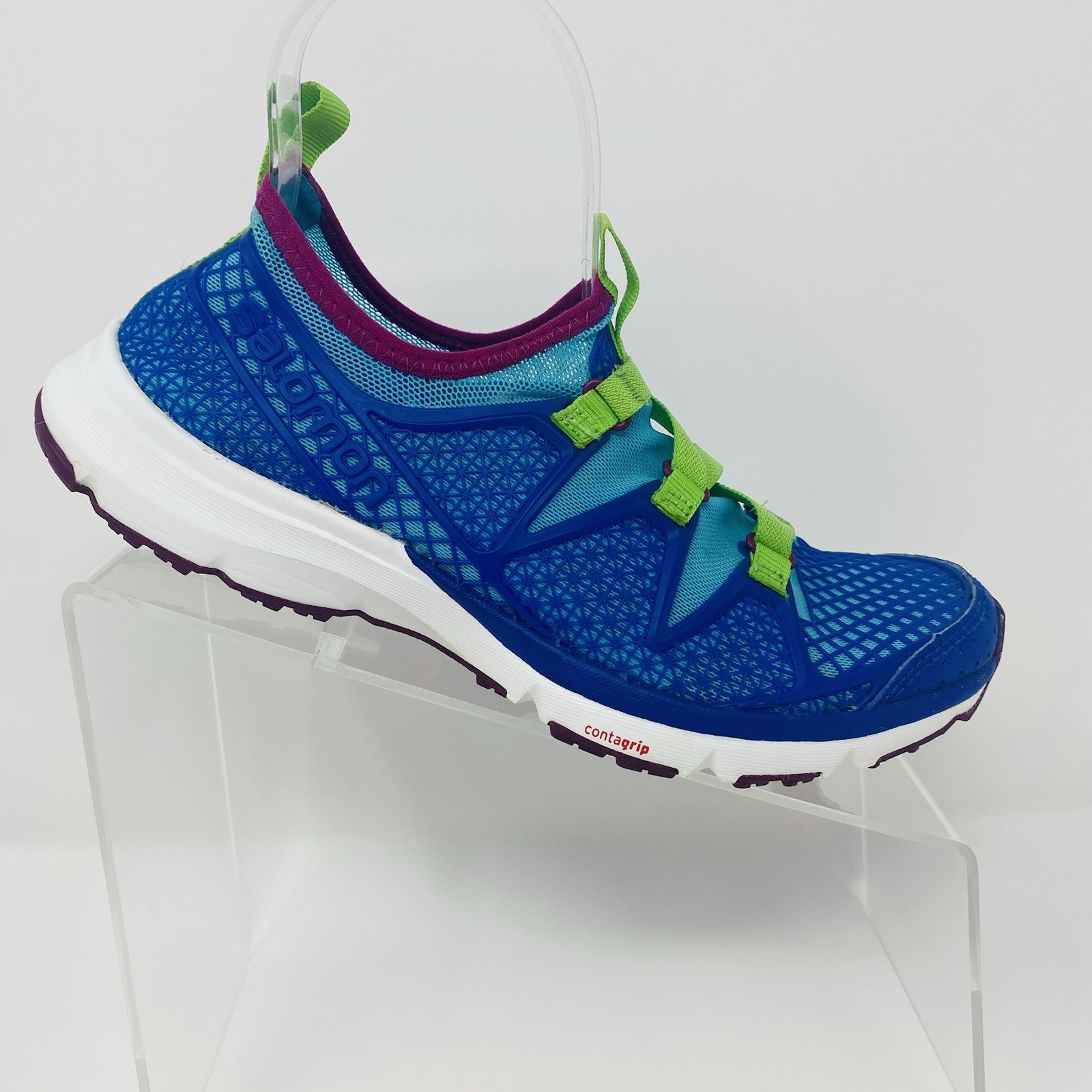 Scarpe da arrampicata SALOMON donna 6 5 blu crossafibio outdoor acqua escursionismo sport