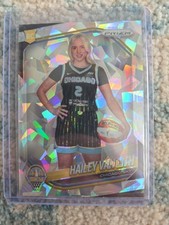 2025 Panini Prizm #139 Hailey Van Lith RC Variation Cracked Ice Chicago Sky