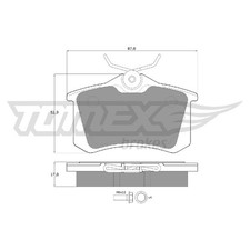 Satz Bremsbeläge Bremsklötze hinten für Ford Galaxy 1 WGR MK | 26216388