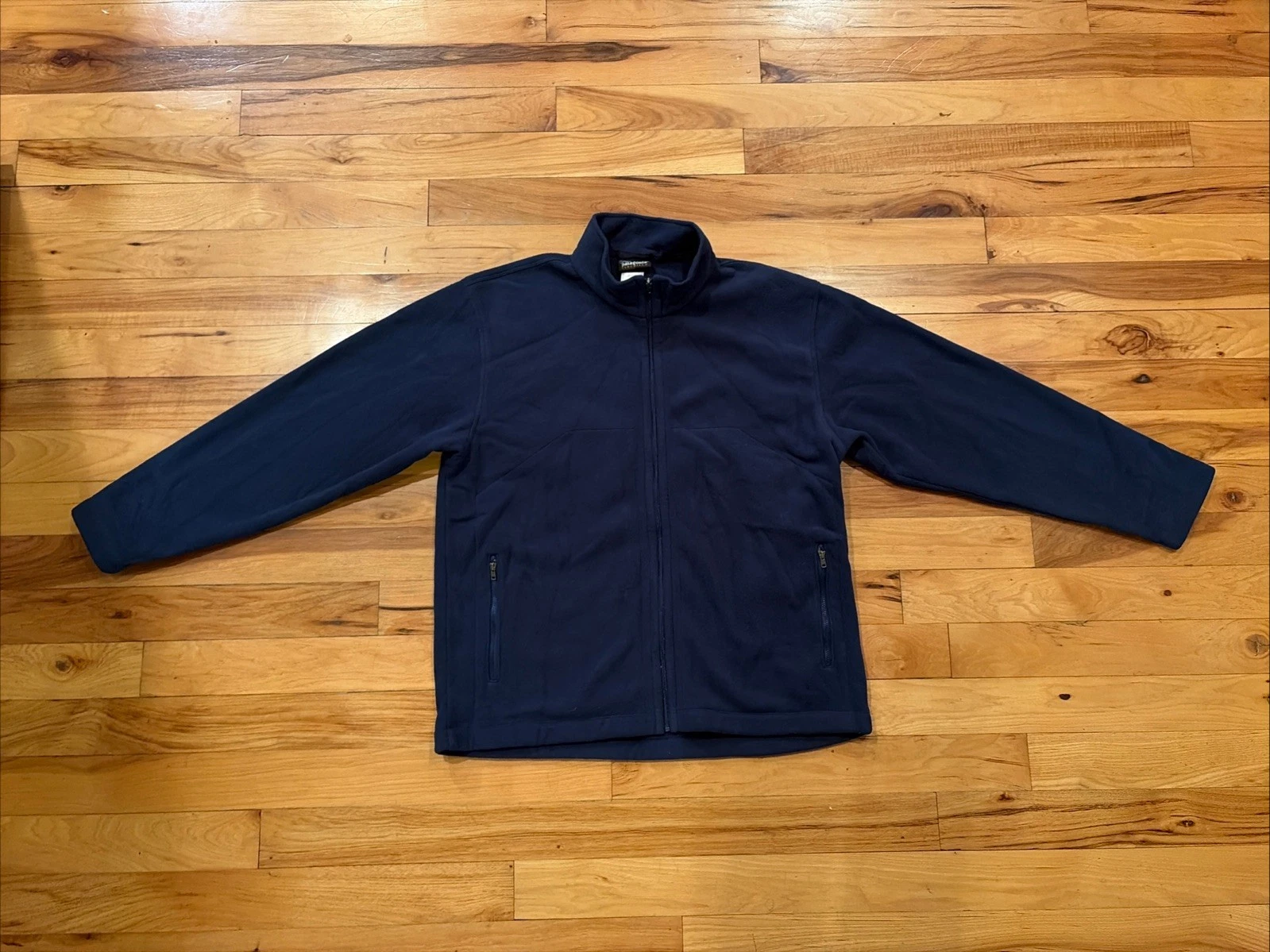Vintage Patagonia Synchilla Mens Large Blue Fleece Sweater Full Zip Jacket Golf