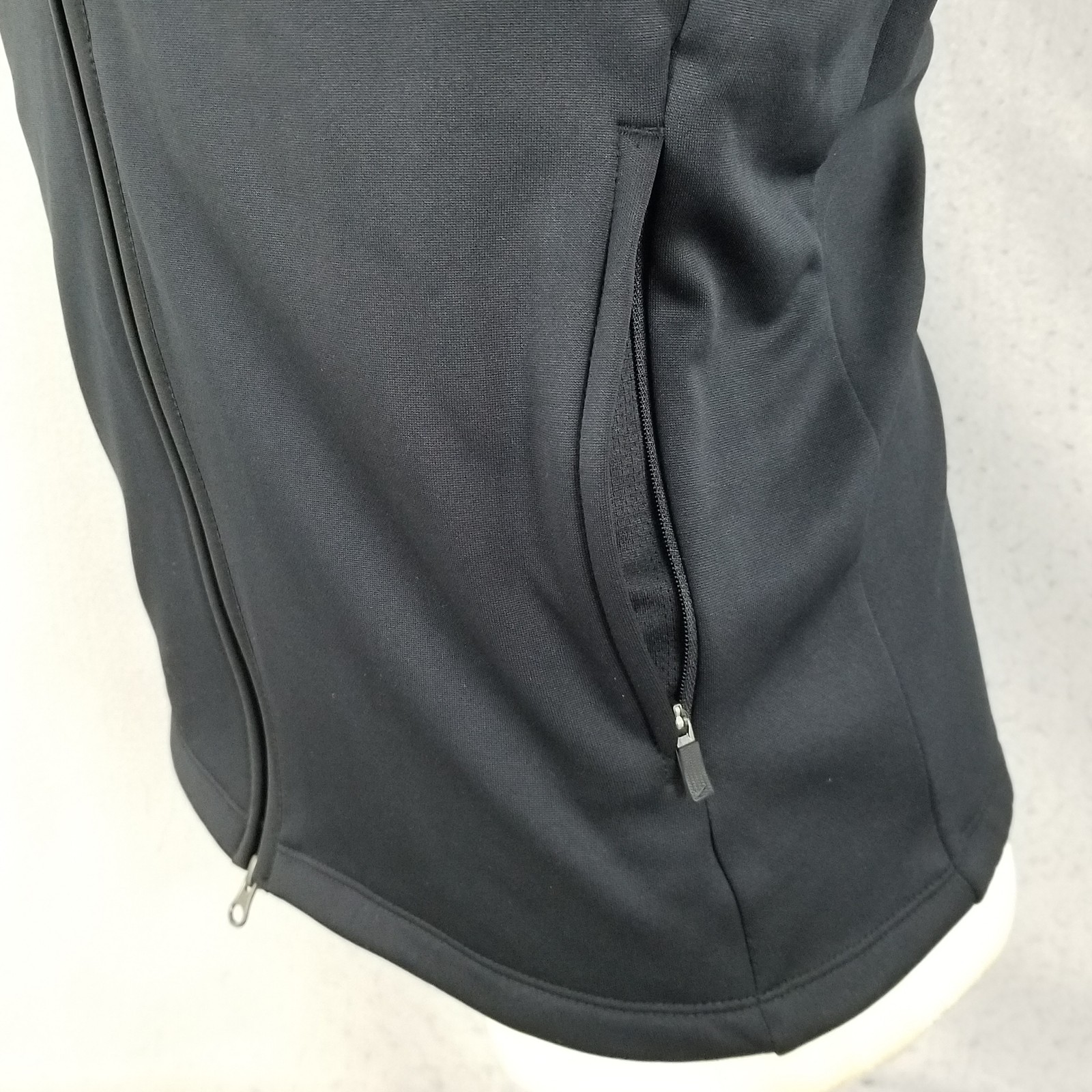 SACAI X NIKE Nike Therma FIT gilet golf full zip uomo piccolo nero giacca senza maniche strato caldo