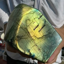 5.5LB Natural Flash Labradorite Quartz Crystal rough Mineral Healing Specimen