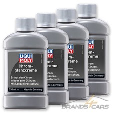 4x 250 ml LIQUI MOLY CHROMGLANZCREME CHROMPOLITUR CHROMPFLEGE 50042089