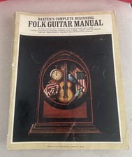 1965 Folk Guitar Manual Beginner Learn Acoustic Baxter Amsco Boosey  Hawkes