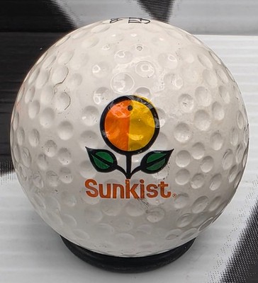 MAXFLI DDH-90 #2 LOGO GOLF BALL ** SUNKIST ** USED