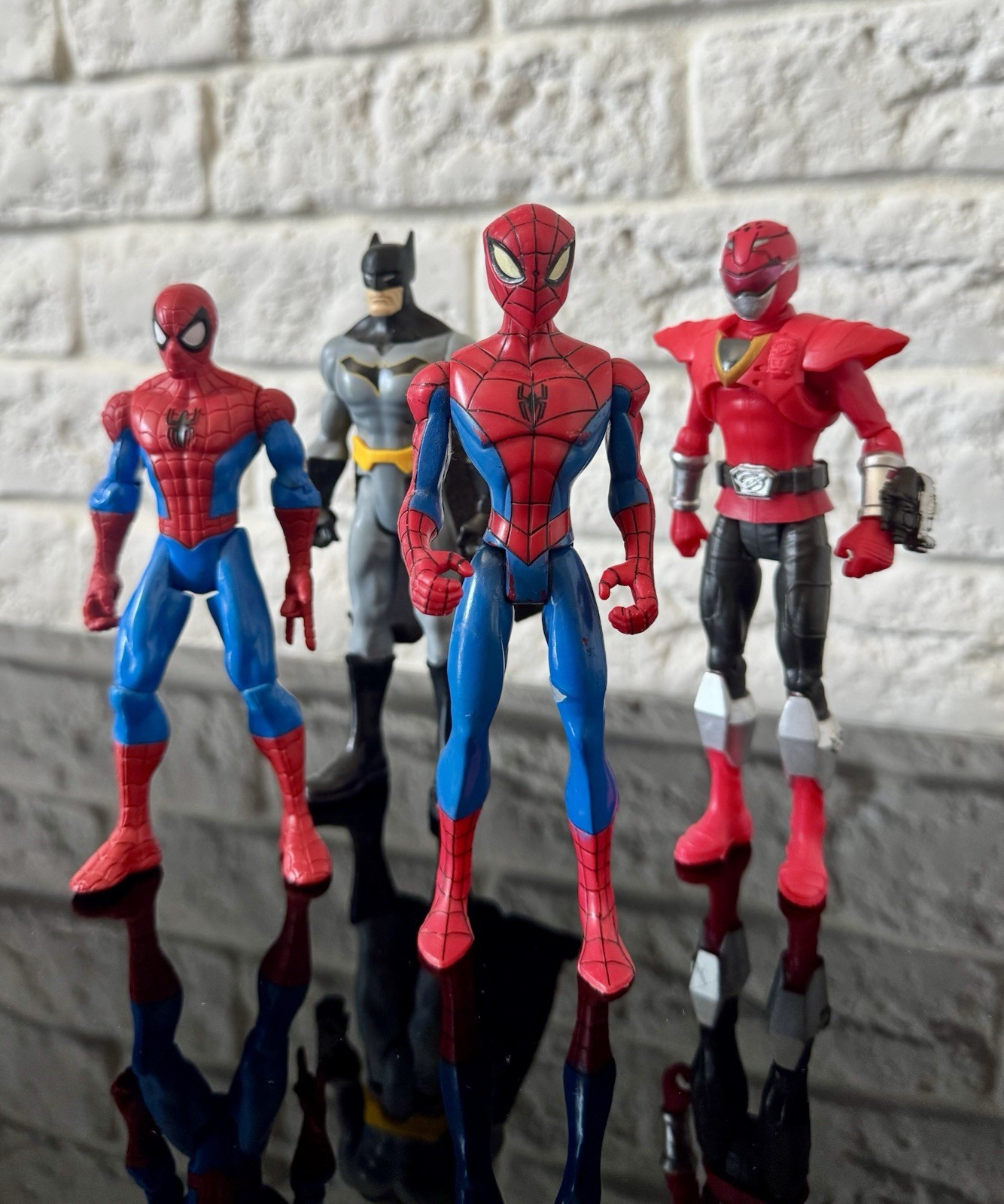 Lotto Vintage Figure Spiderman Batman Ranger