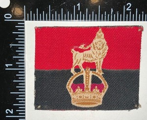 Post WWII British Army War Office Controlled Units Patch Formation Sign