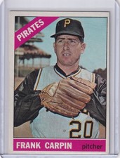 1966 Topps Baseball #71 Frank Carpin - Pittsburgh Pirates RC