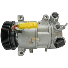 Klimakompressor 12 V Ø 119 mm MAHLE passend für u.a. PEUGEOT 407