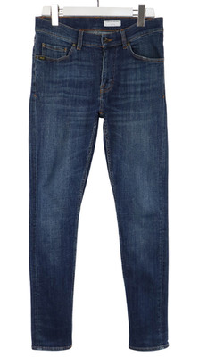 Tiger Of Sweden Evolve Mens Jeans W31/L34 Slim Blue Whiskers Stretch Zip Fly