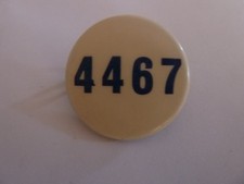 Vintage LNER Steam Train Pin Badge Class A4 4467 Wild Swan