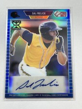 2021 Leaf Pro Set Metal - 1989 Pro Set Autographs Sal Frelick Blue RC /35 AUTO