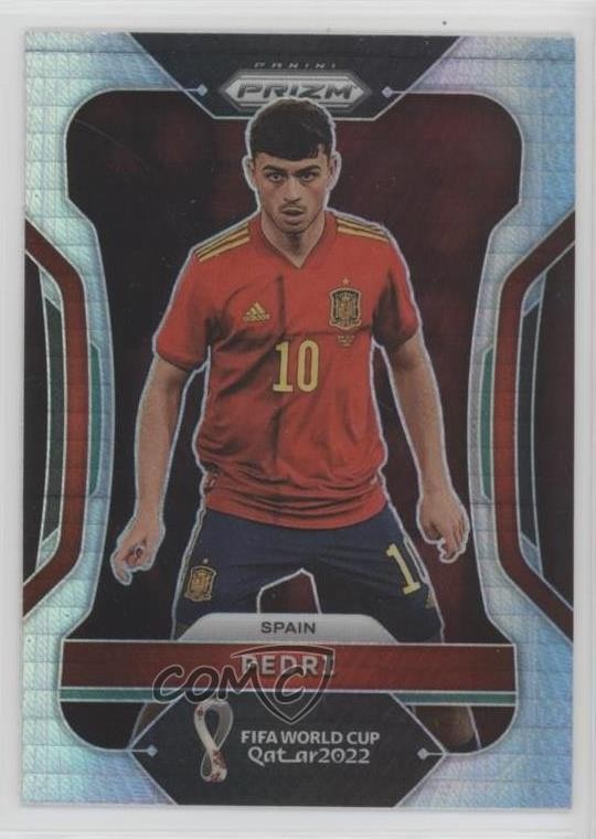 2022 Panini Prizm World Cup Qatar Hyper Prizm Pedri #226 0w93