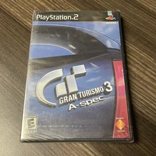 Gran Turismo 3 A-Spec PlayStation 2 PS2 Black Label Brand New + Factory Sealed