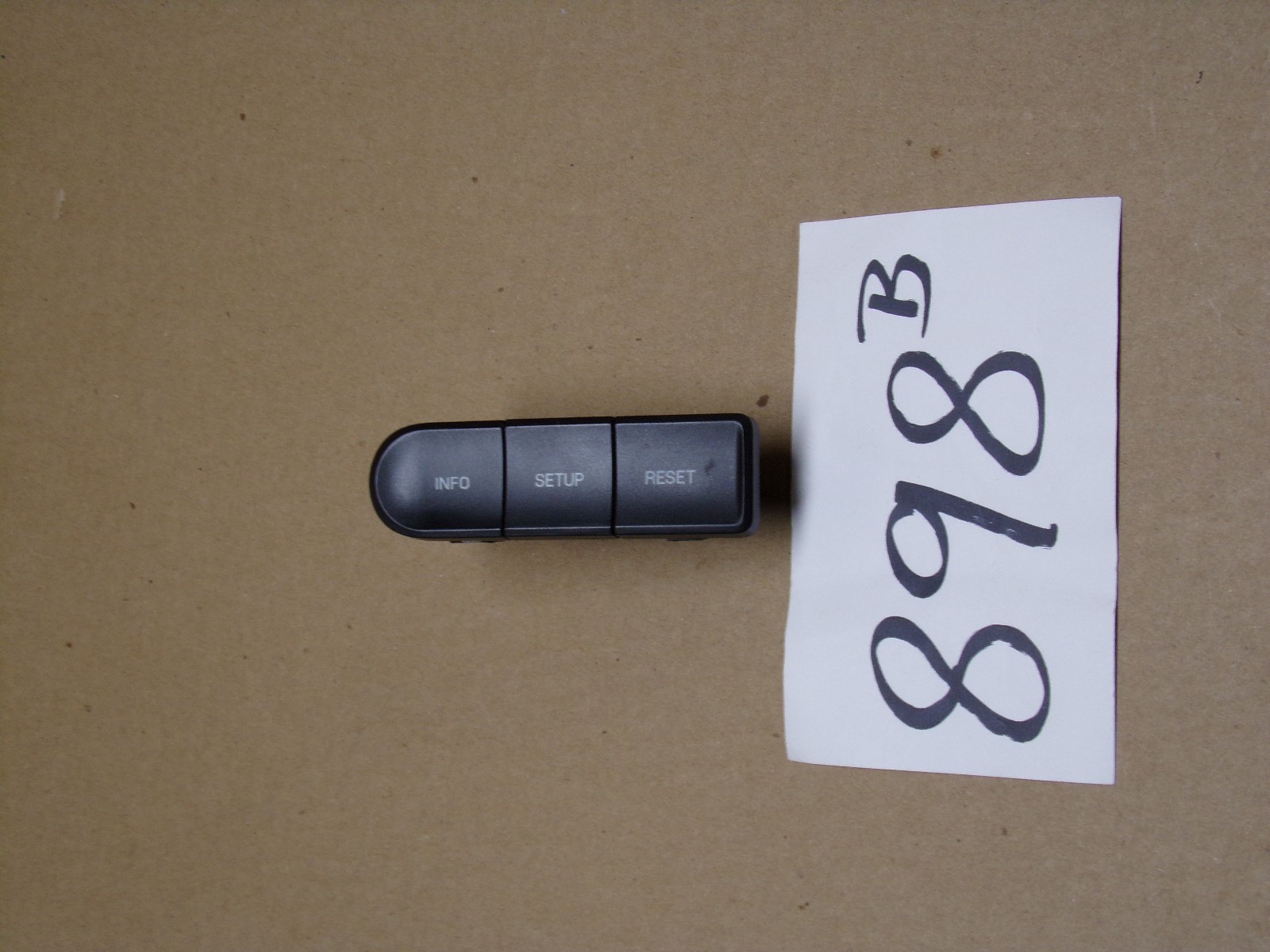 2009 Ford Edge Information Setup Reset Switch Control Power #898-B 