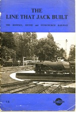 Romney, Hythe & Dymchurch Railway 1950s book "The Line That Jack Built" IanAllen