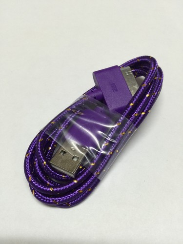 3FT new good quality braided USB Charging cable for Apple Iphone 4/4s - Picture 3 of 11