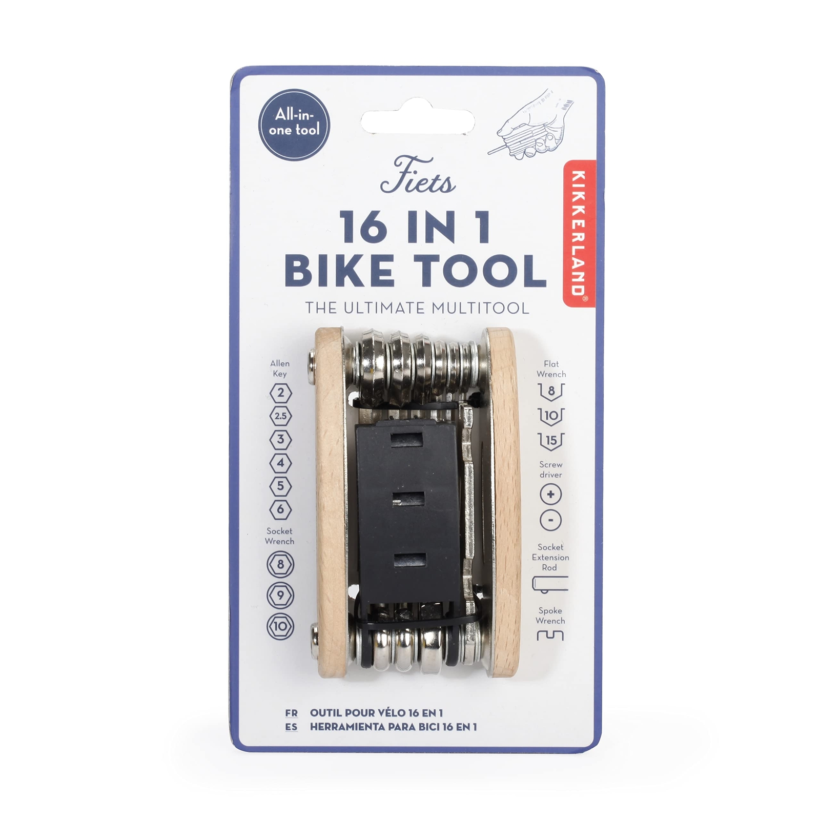 KIKKERLAND - 16 in 1 bike tool (BB68)