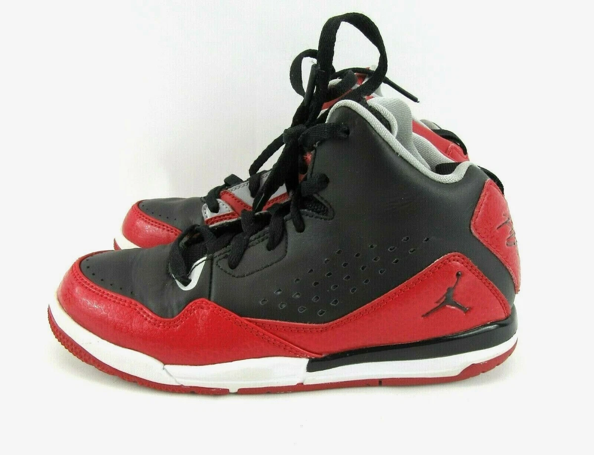 Nike Air Jordan Flight SC 3 Sneaker Gym Red Black 629943 001 Basketball Size 1Y