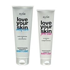 Art of Sun/Beauty Light Pre Sun Accelerator&Daily Care Body Moisturizer 430ml