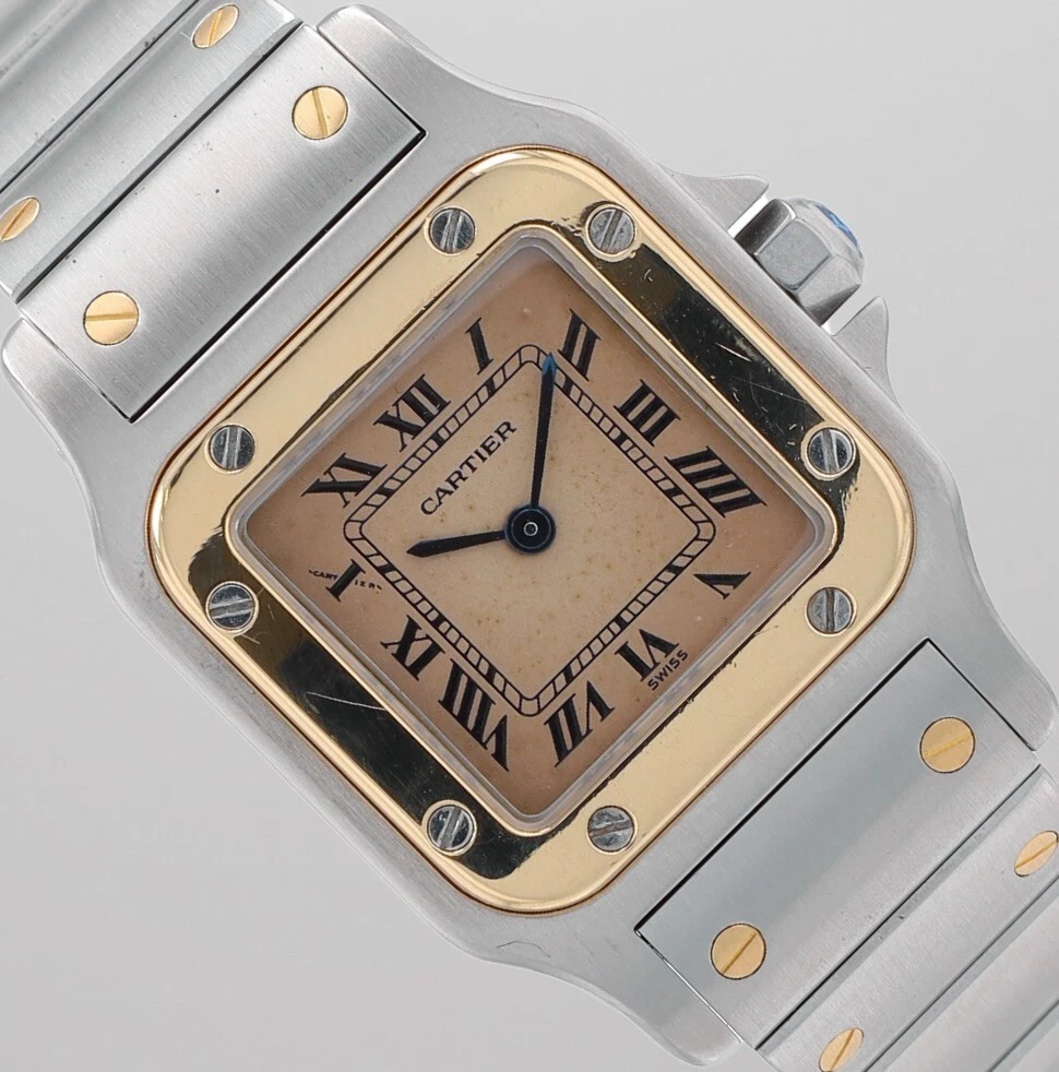 Cartier Santos - 24 mm, White Gold for sale | eBay display picture 1