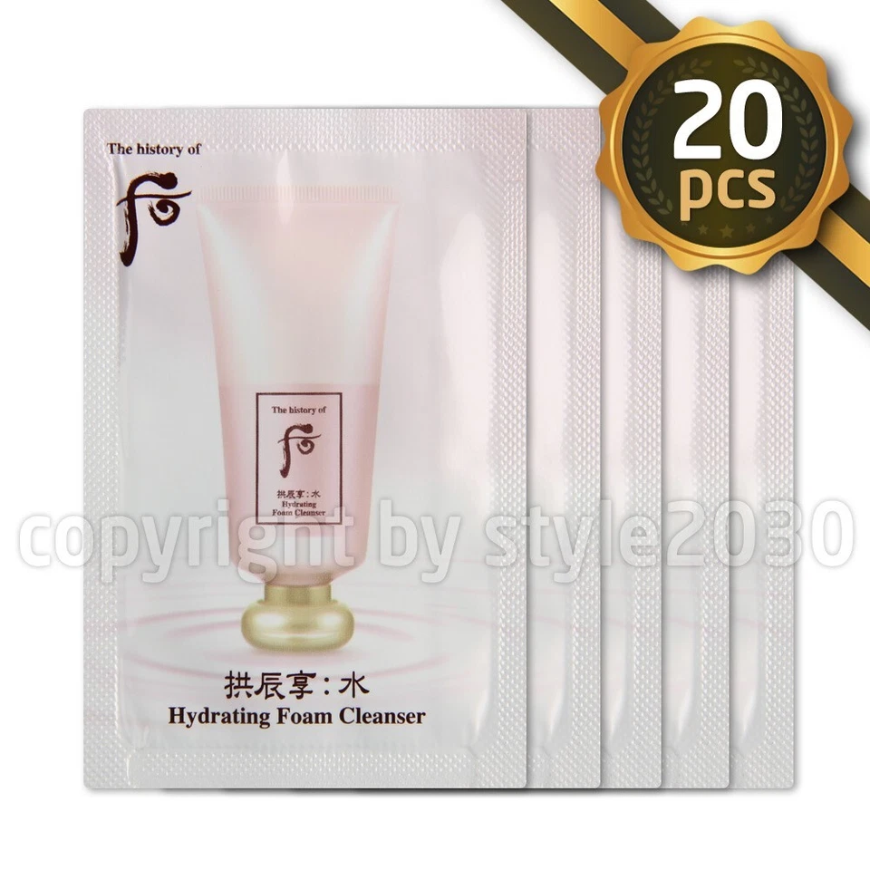 DIE GESCHICHTE VON WHOO The history of Whoo Hydrating Foam Cleanser 2ml x 20pcs (40ml) Probe
