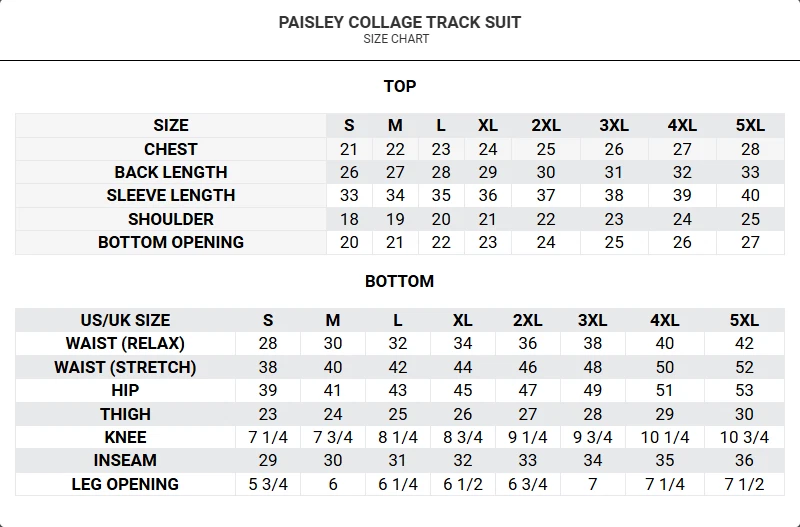 Victorious Men's Casual Paisley Collage sublimation Print Track Suit ST887 - Image 2 of 2