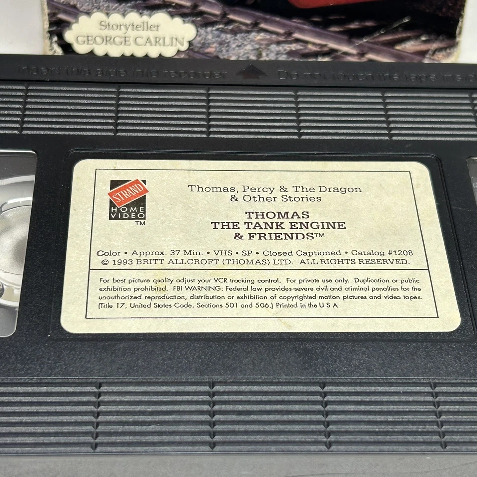 Thomas the Tank Engine & Friends Percy & Dragon VHS Video Tape VTG Train Show - Image 4 of 4