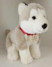 FAO Schwartz Adopt A Pet Husky Plush Dog Stuffed Animal
