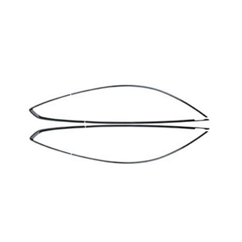 For Ford Mustang 2015-20 Black Stainless Steel Window Moulding Strip Trim Kit 6x