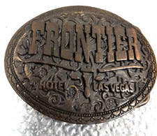 Frontier Hotel Las Vegas Belt Buckle