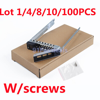 LOT DXD9H SFF 2.5'' Hard Drive Caddy Tray For DELL Gen14 R750 R740 R640 R940 R240