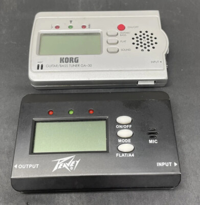 Peavey and Korg Lot of Guitar Tuners Tested and Working Fast Shipping  