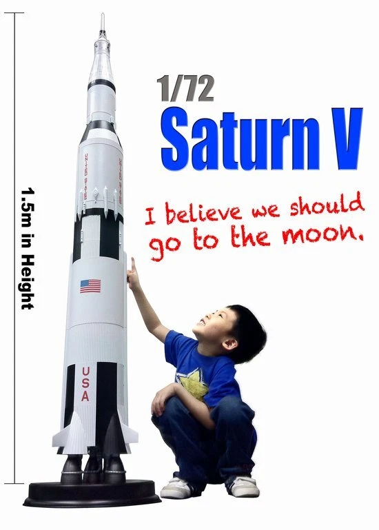Dragon 11017 1/72 Scale Model Kit APOLLO 11 SATURN V ROCKET MODEL ! - Image 4 of 4
