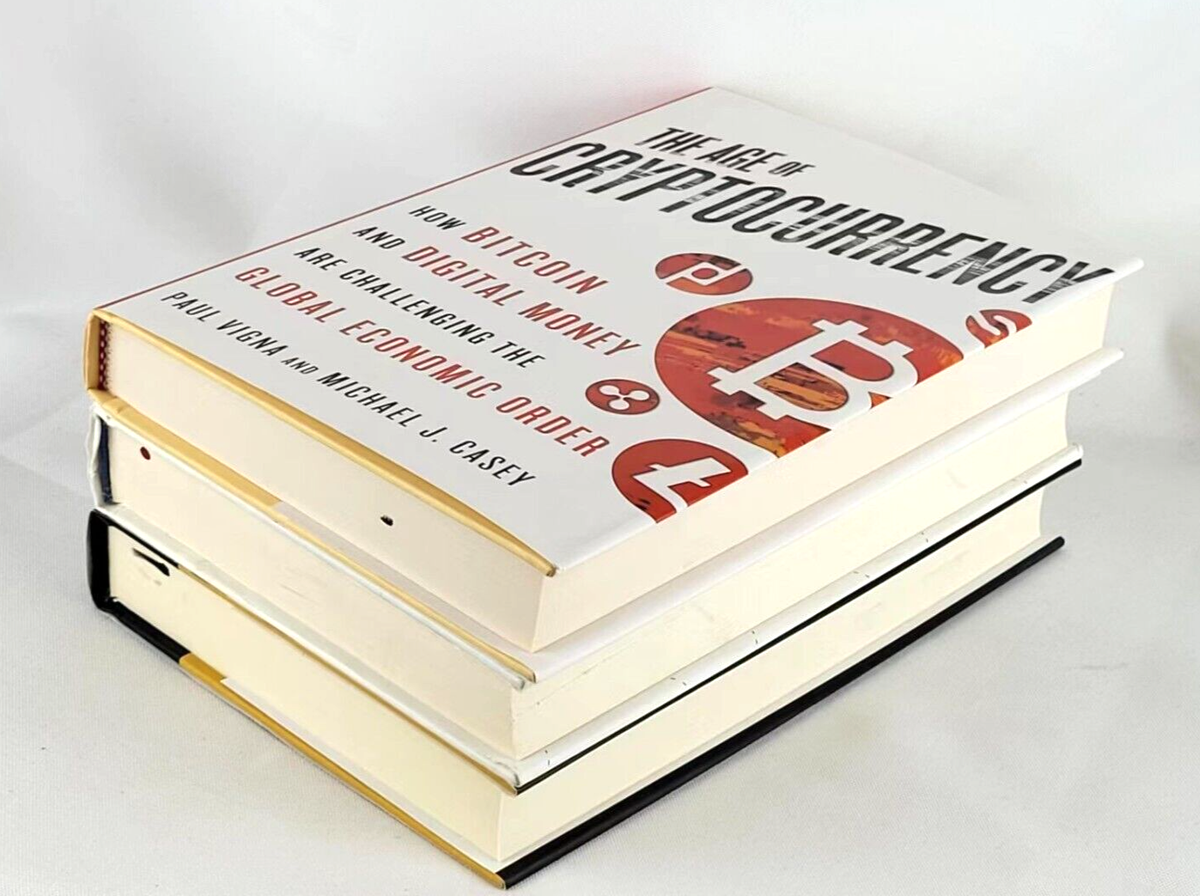 DIGITAL GOLD, BLOCKCHAIN REVOLUTION, AGE OF CRYPTOCURRENCY Set of 3  Hardcover BK