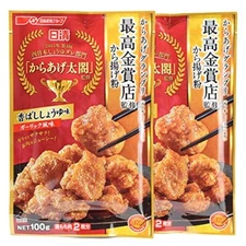 Nissin Karaage Fried Flour Scented Soy Sauce Finish (Garlic) 3.5oz(100g)×2Pack