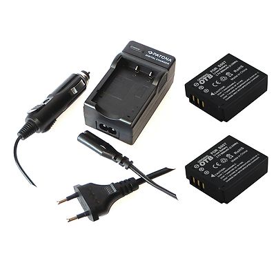2x Akku Ersatzakku und Ladegerät für Jay-Tech HDV-5031