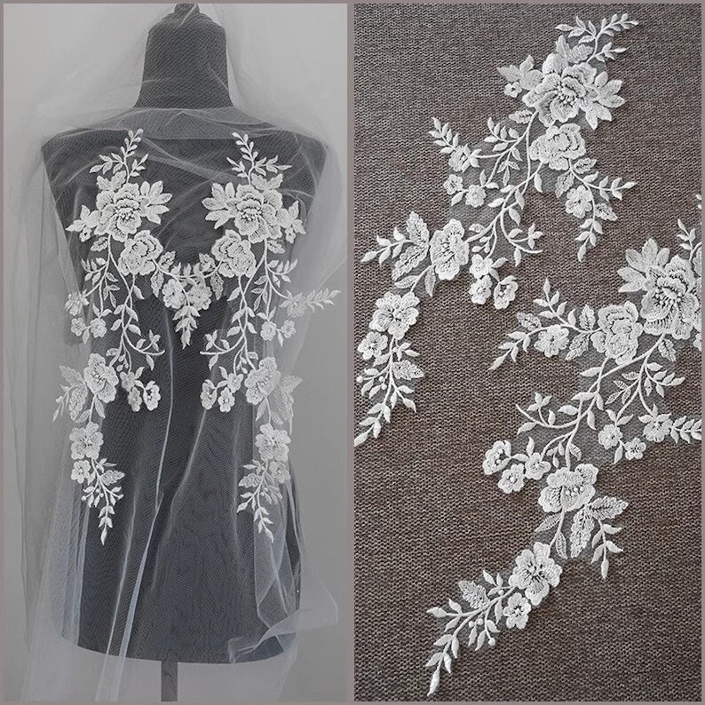 Luxury Lace Applique Exquisite Applique