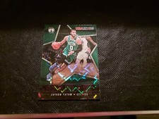 Jayson Tatum 2020-21 Hoops Lights Camera Action Green Explosion 6