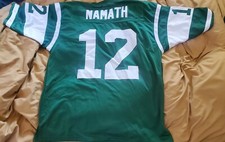 Joe Namath New York Jets Mitchell & Ness Throwback Green Jersey. Size 52 NWT