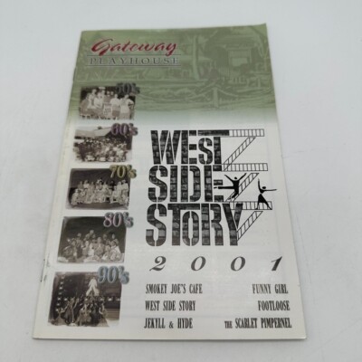WEST SIDE STORY THE GATEWAY PLAYHOUSE PLAYBILL