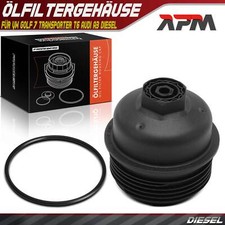 Ölfiltergehäuse Deckel für VW Golf 7 Passat Transporter T6 Tiguan Audi A3 Diesel