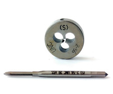 1set HSS 2-56UN right-hand Plug tap and die Thread Threading Tool