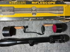 Monoscope 3X-9X32 Rifle Scope 1" Tube Japan 1950's Model 4443